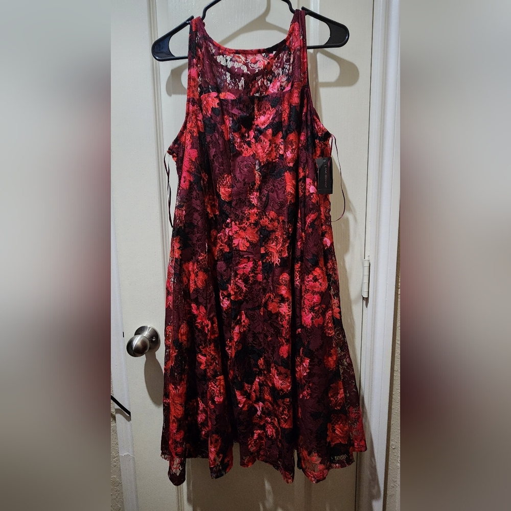 Layne Bryant Floral Sleeveless Dress Sz 18/20